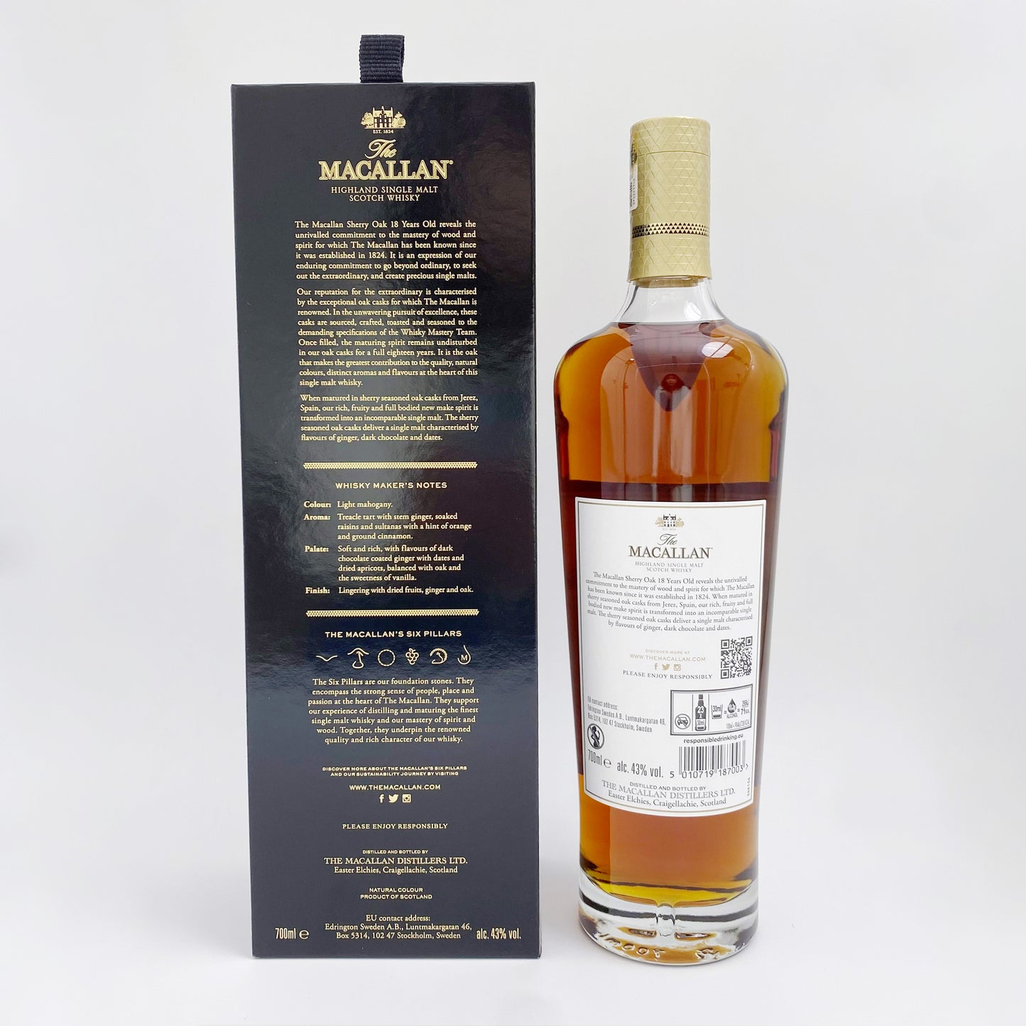맥켈란 18년 셰리캐스크 43% 2023 Release/ 세금 및 배송비 포함